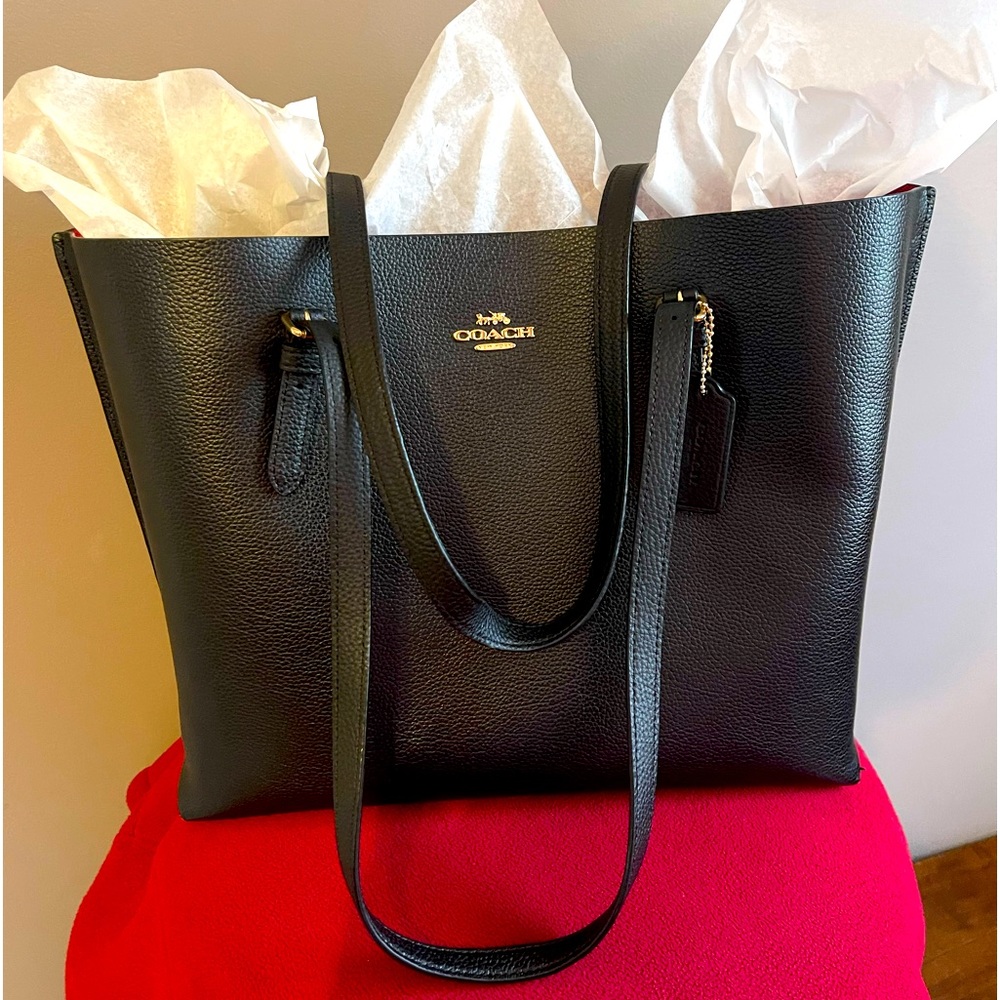 Coach 1671 Mollie Pebbled Leather Tote